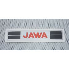 STICKER - JAWA  - (RED JAWA, BLACK STRIPES)